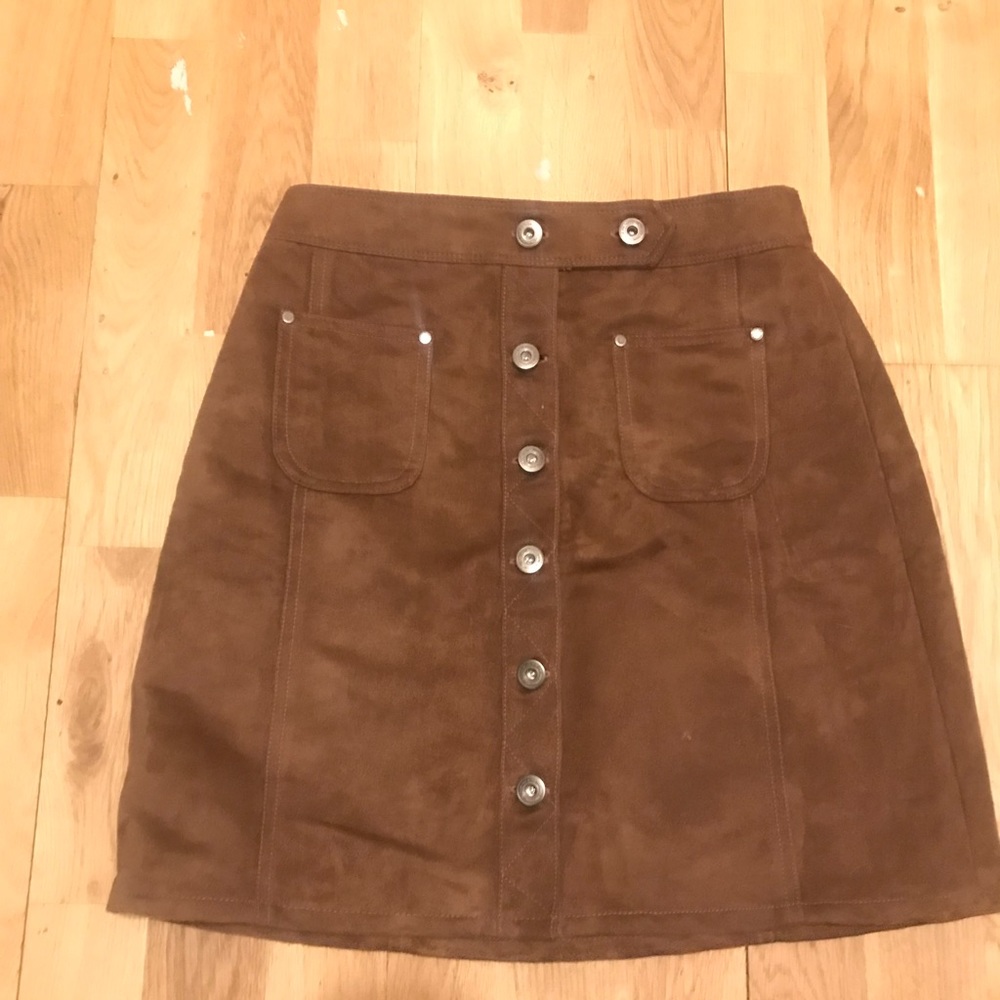 Button down skirt